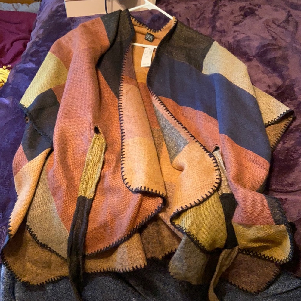 Fall cardigan - ties around waist